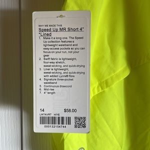 Lululemon Speed Up Short